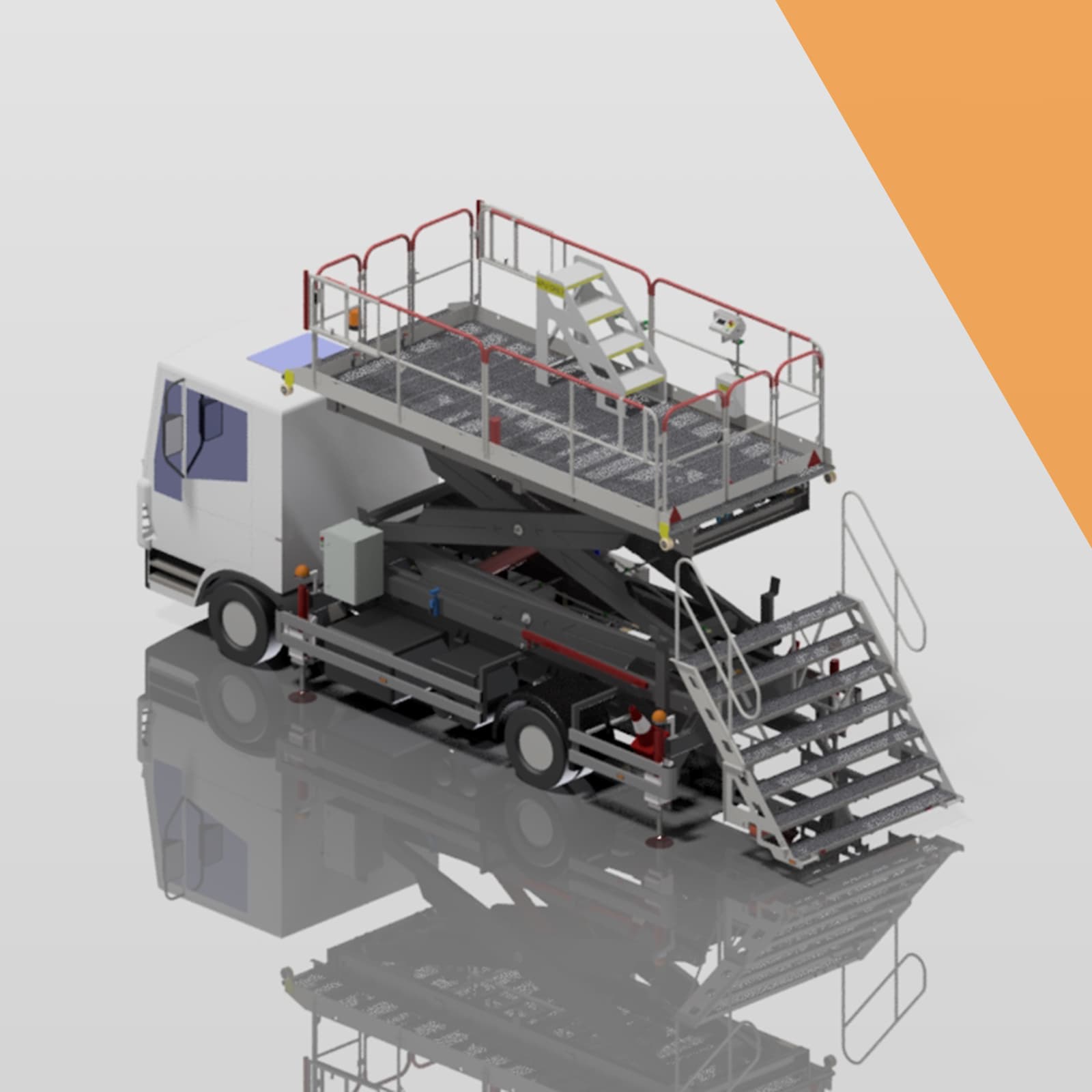 Medium vehicle mounted scissor lifts